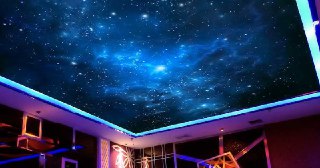 Натяжной потолок звездное небо Бузулук, цена от 5305 руб.